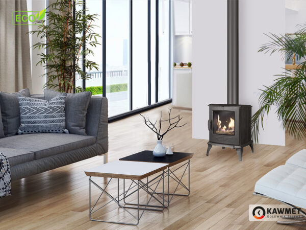 Piec kominek koza żeliwny P8 ECO 7,9 kW