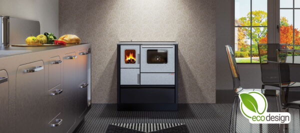 Kuchnia węglowa Alfa-Plam INOX 75 6 kW